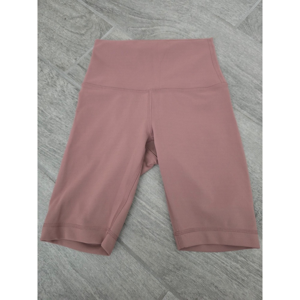 Lululemon Wunder Train High-Rise Short 8 In Spiced Chai Pink Biker Shorts Size 2